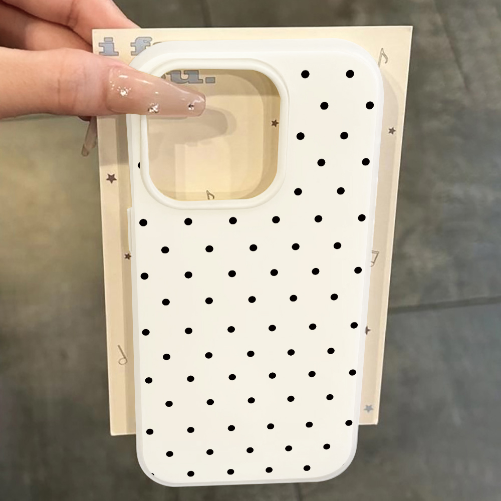 Phone Cases Galaxy S23 - Minimalist Polka Dot Dustproof For Samsung