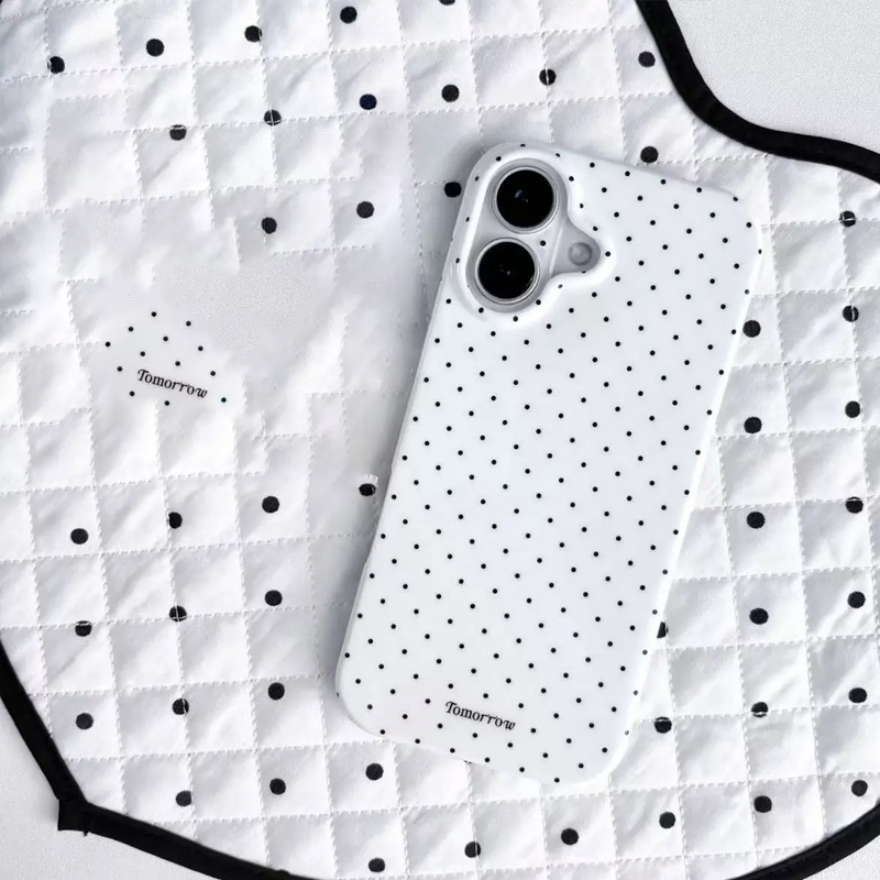 Ins White And Black Polka Dots - Phone Cases Polka Dot 评论和价格