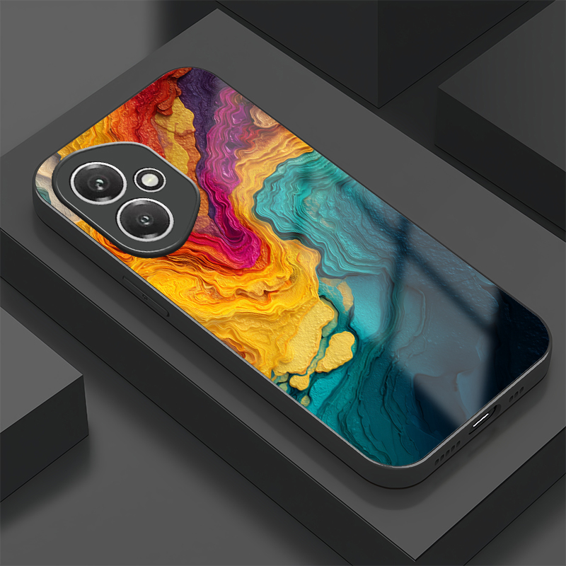 Marble Pattern Shockproof Phon - Phone Cases Honor 评论和价格