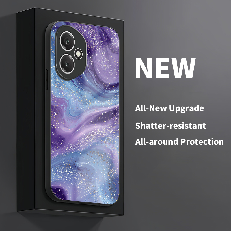Marble Pattern Shockproof Phon - Phone Cases Honor 评论和价格