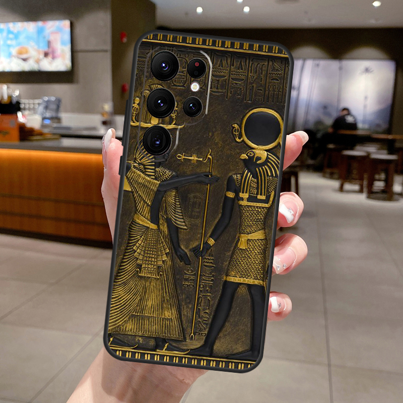 Egypt Pharaoh Mural Phone Case - Phone Cases Egypt 评论和价格