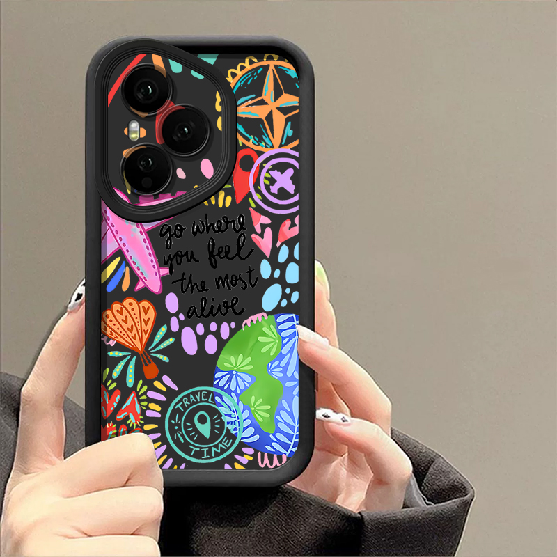 Airplane Painting Pattern Phon - Phone Cases Honor 评论和价格