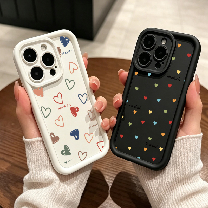 Cute Love Heart Graphic Phone  - Phone Cases Motorola Edge 2025 评论和价格