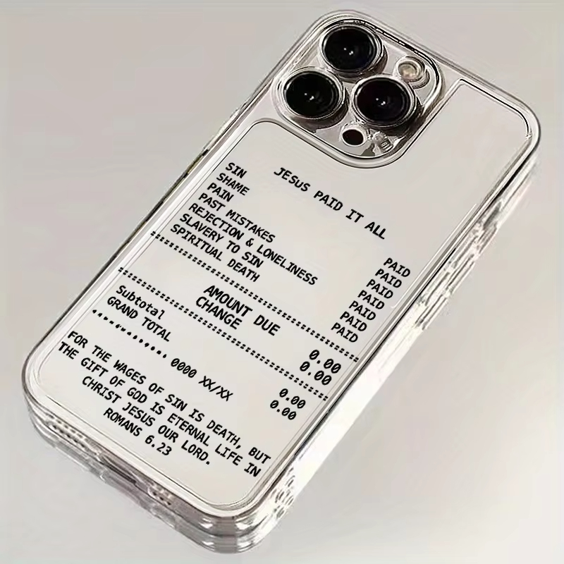 Jesus Paid it All Phone Case F - Phone Cases Jesus 评论和价格