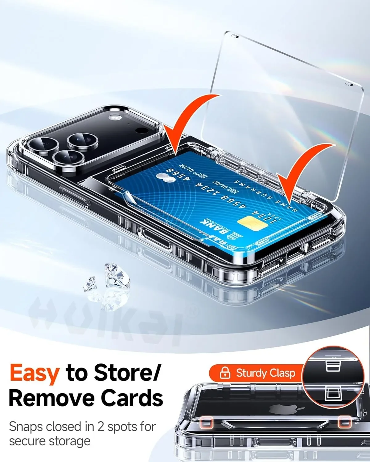 Wallet Card Case For Apple iPh - Slim Card Slot Case 评论和价格