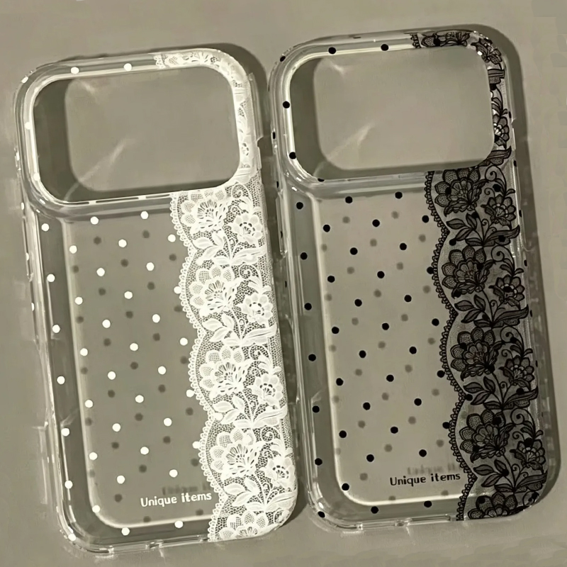Ancient Art Vintage Lace Rose  - Phone Cases Polka Dot 评论和价格