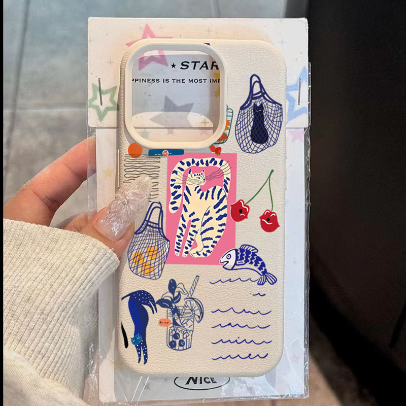 Cute Cherry Cat Print Phone Ca - Phone Cases Xs Iphone 评论和价格