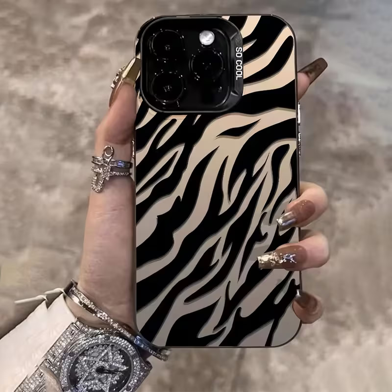 Zebra Pattern Black Advanced I - Phone Cases Xs Iphone 评论和价格