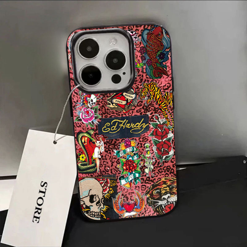 Leopard Print Skull Snake Tige - Phone Cases Leopard Print 评论和价格