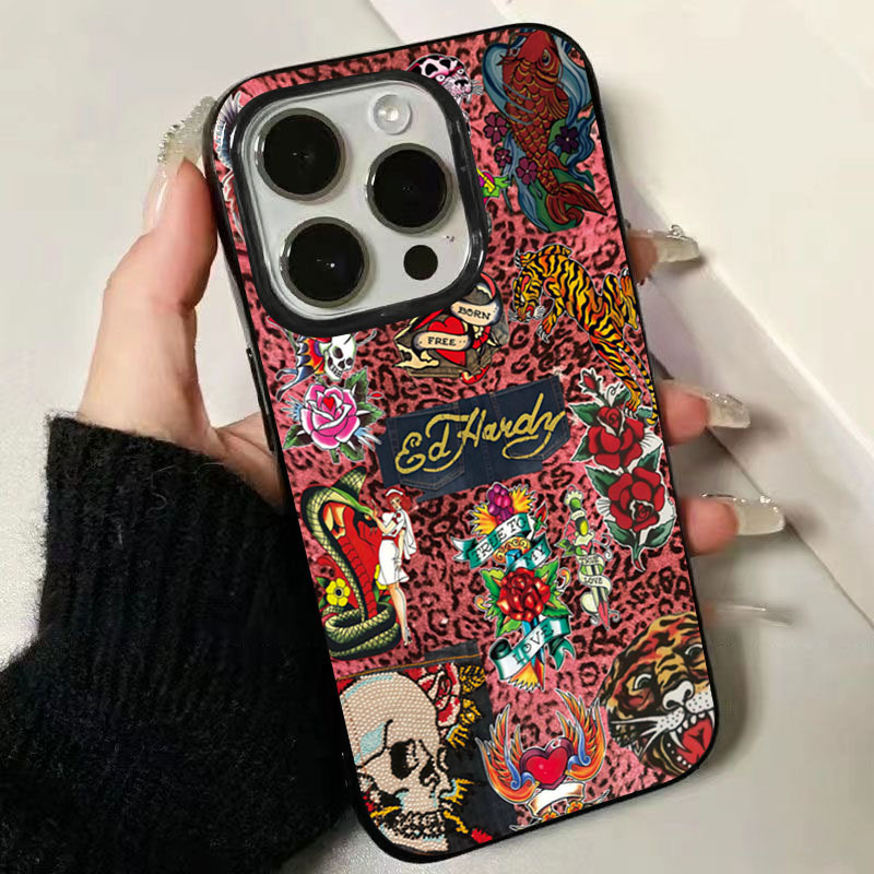 Leopard Print Skull Snake Tige - Phone Cases Leopard Print 评论和价格