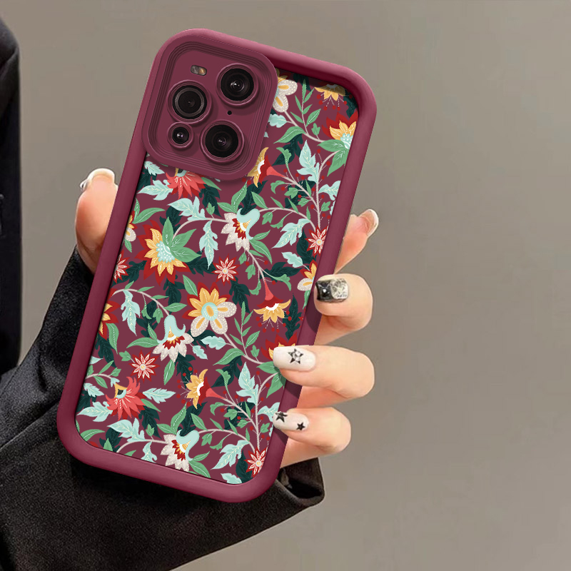 Flower Print Phone Case For Mo - Phone Cases Motorola 评论和价格
