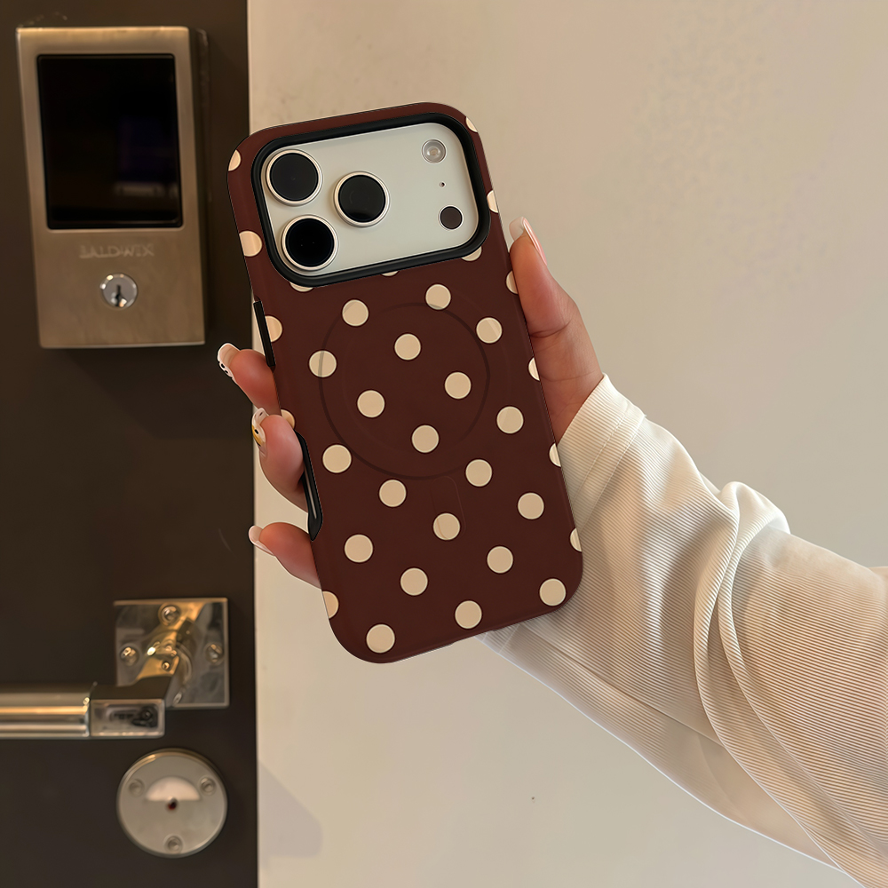 Brown Beige Polka Dot Phone Ca - Phone Cases Polka Dot 评论和价格