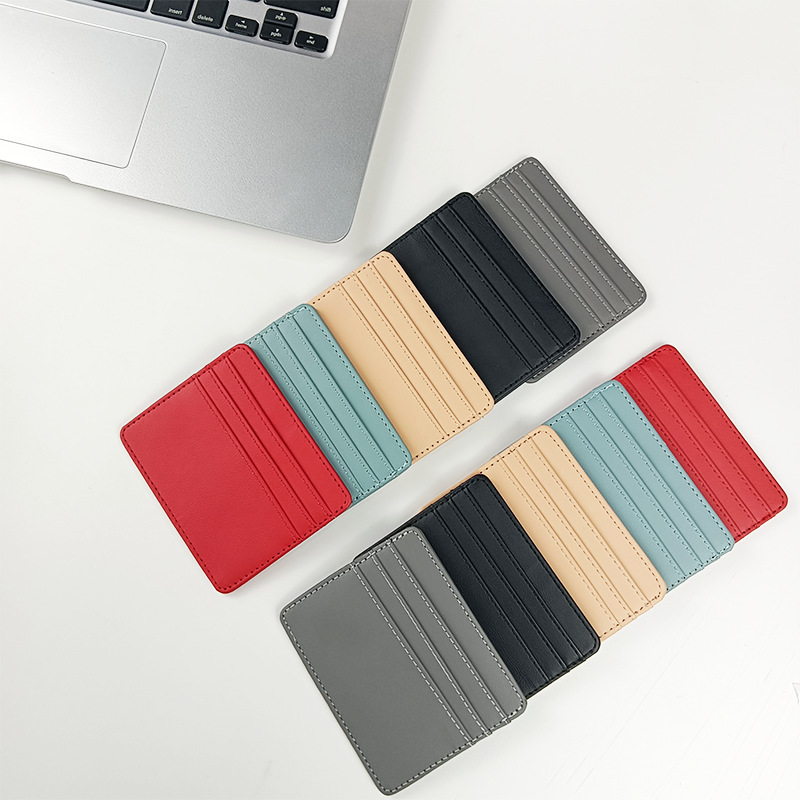 PU Leather ID Card Case - Slim - Slim Card Slot Case 评论和价格