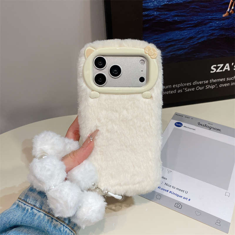 Luxury Solid Colors Furry Plus - Phone Cases For Iphone 11 评论和价格