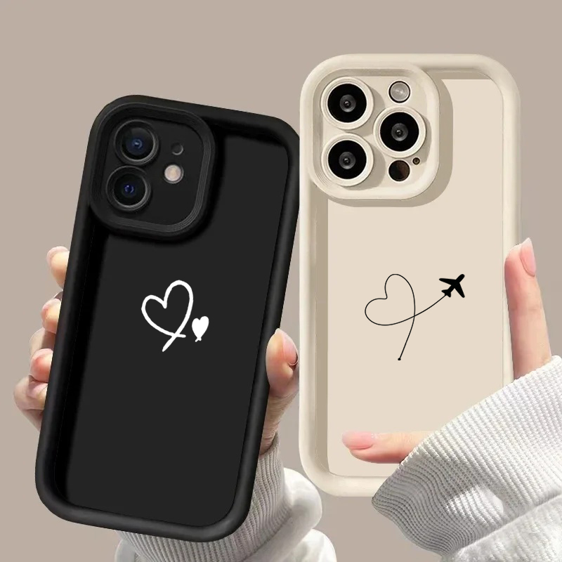 Airplane Route Love Heart Desi - Phone Cases Motorola Edge 2025 评论和价格