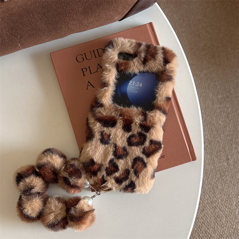Fashion Leopard Print Fluffy P - Phone Cases Leopard Print 评论和价格