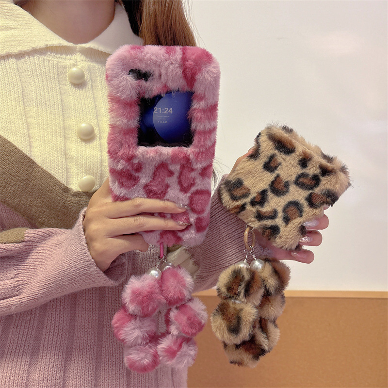 Fashion Leopard Print Fluffy P - Phone Cases Leopard Print 评论和价格