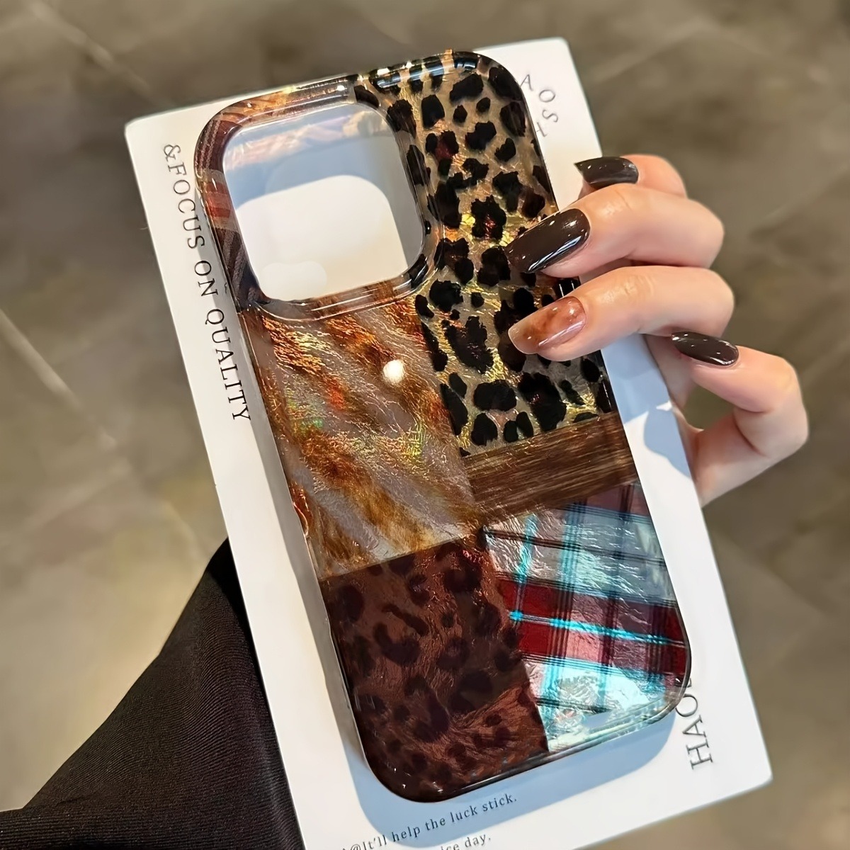 High-End Leopard Print And Tin - Phone Cases Leopard Print 评论和价格