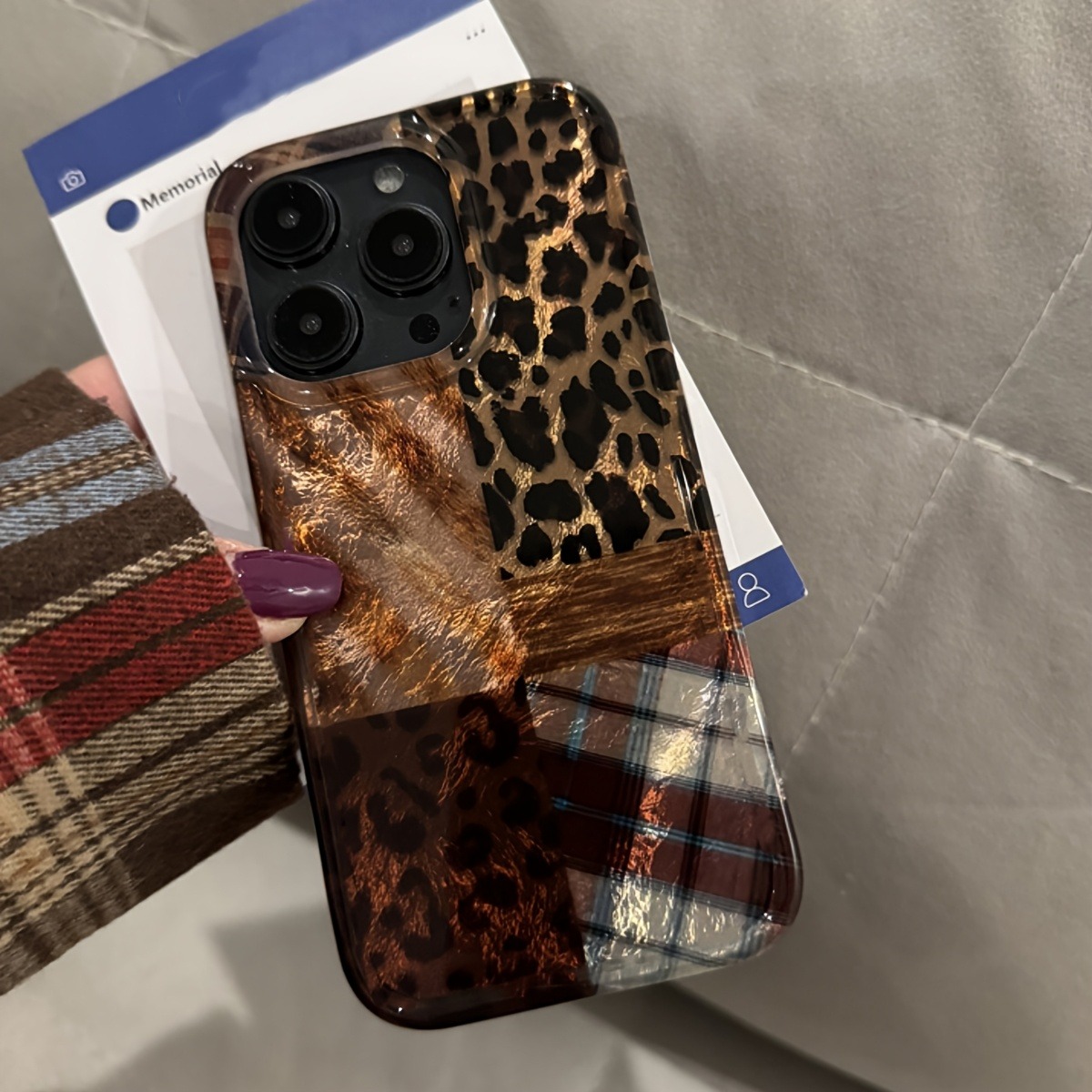 High-End Leopard Print And Tin - Phone Cases Leopard Print 评论和价格