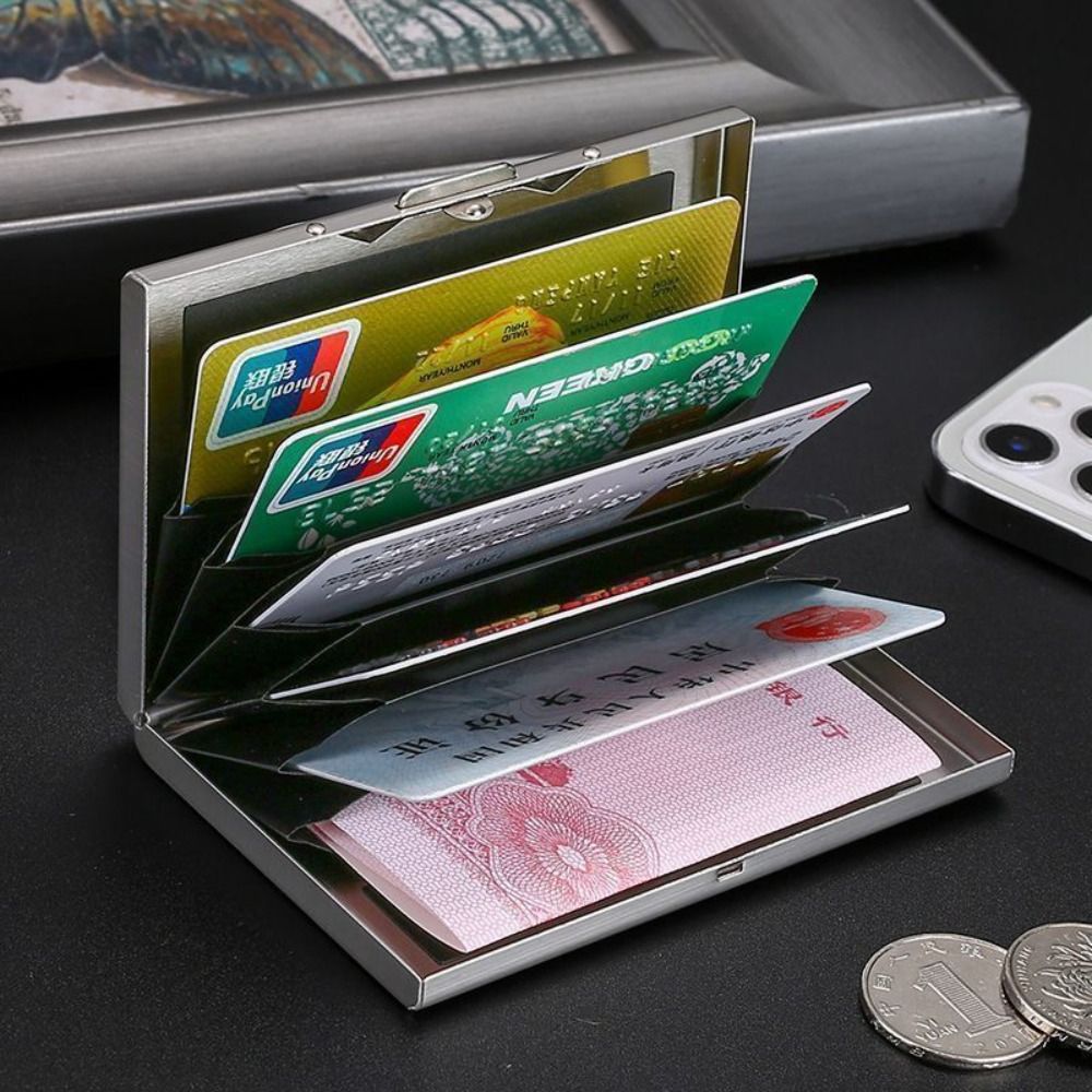 2026 6 Slots Stainless Credit  - Slim Card Slot Case 评论和价格