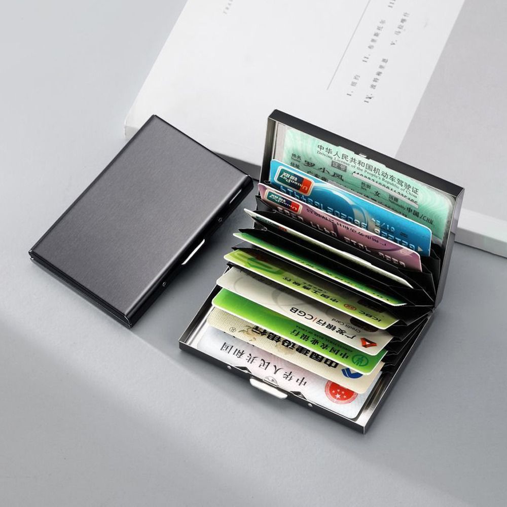 2026 6 Slots Stainless Credit  - Slim Card Slot Case 评论和价格