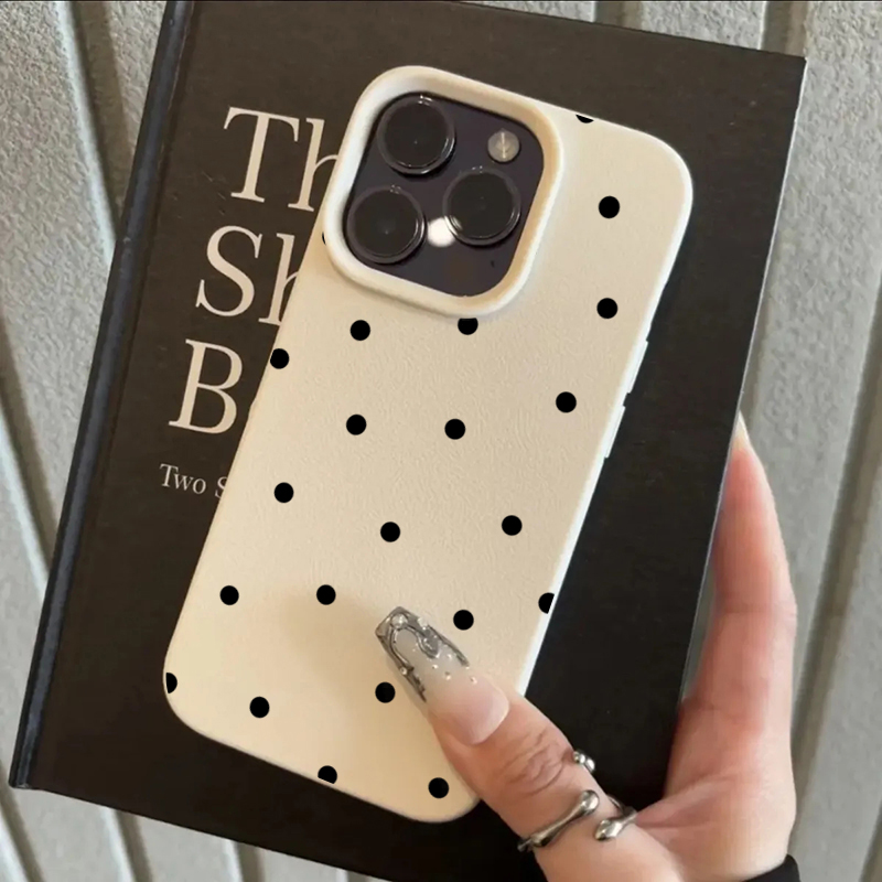 Personality ins Simple Cute Po - Phone Cases Polka Dot 评论和价格