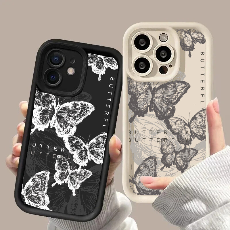 Black Butterfly Case for Motor - Phone Cases Motorola Edge 2025 评论和价格
