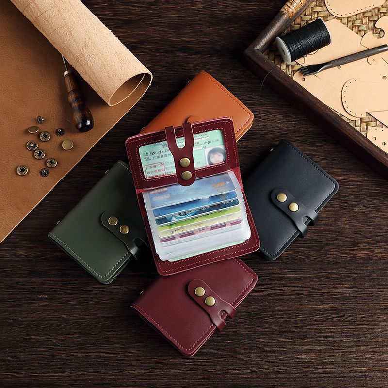Ultra Thin 30 Slot PU Leather  - Slim Card Slot Case 评论和价格