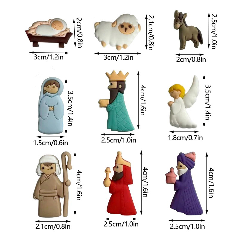 9pcs/Set Jesus Fridge Magnets  - Phone Cases Jesus 评论和价格