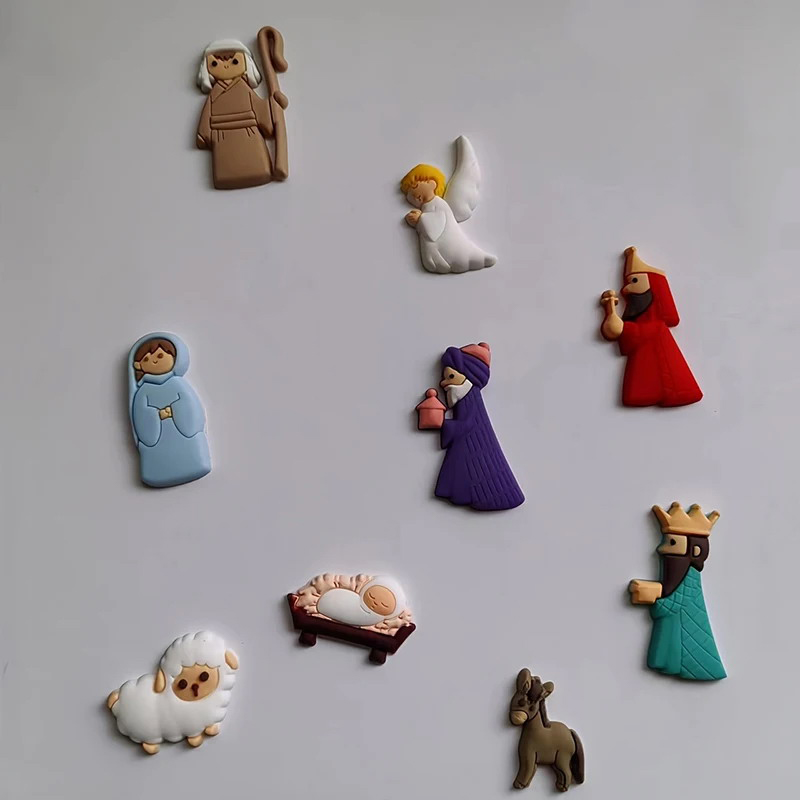9pcs/Set Jesus Fridge Magnets  - Phone Cases Jesus 评论和价格