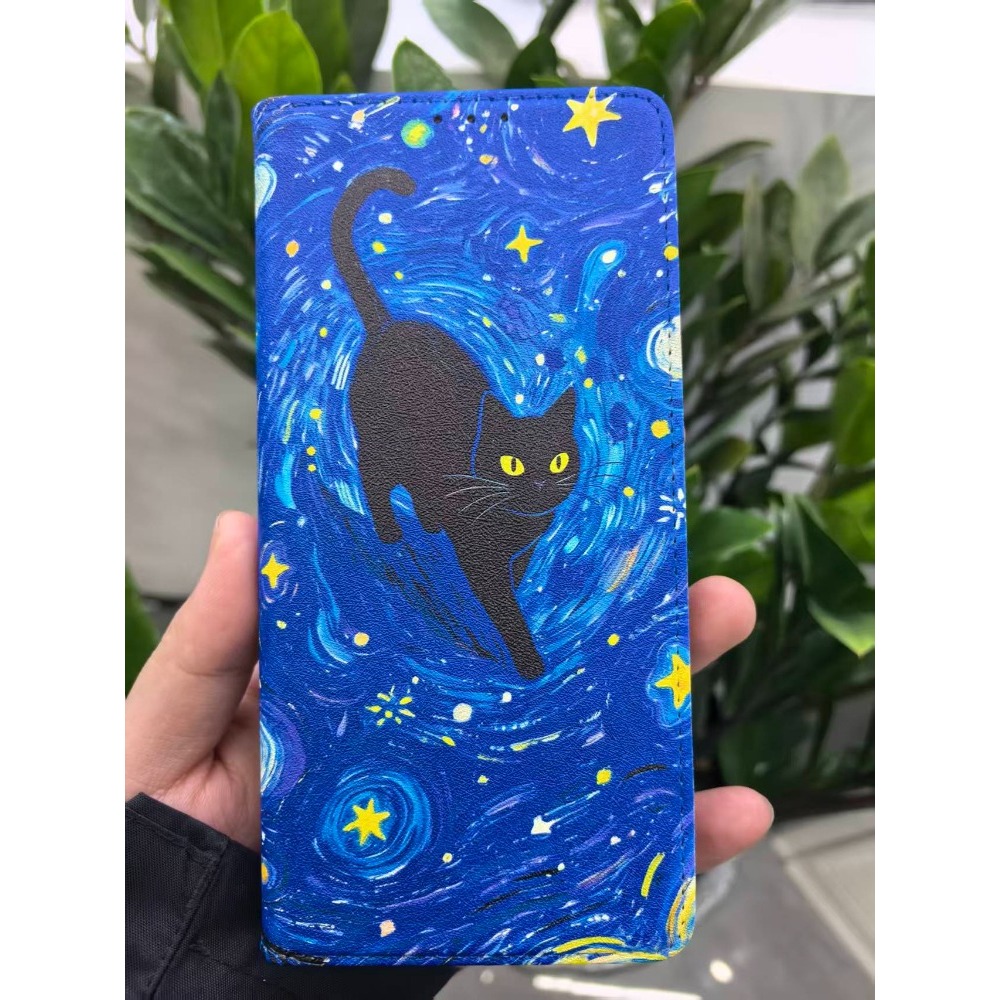 Painted Magnetic Flip Leather  - Phone Cases Galaxy S23 评论和价格