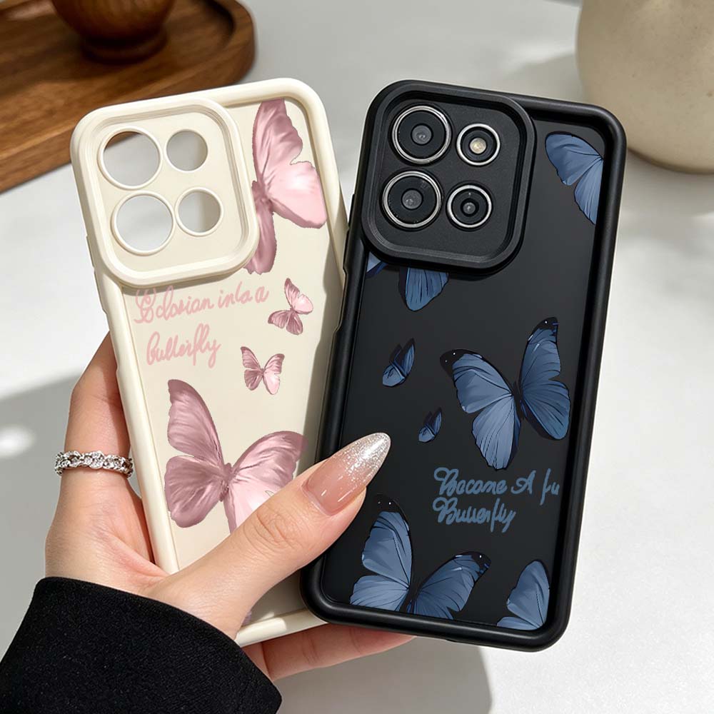 Retro Butterfly pattern Cover  - Phone Cases Motorola Edge 2025 评论和价格