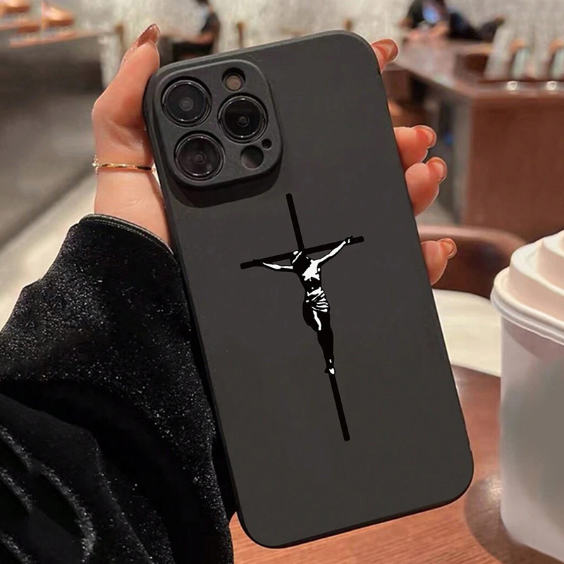 Jesus Cross Painted Phone Case - Phone Cases Jesus 评论和价格