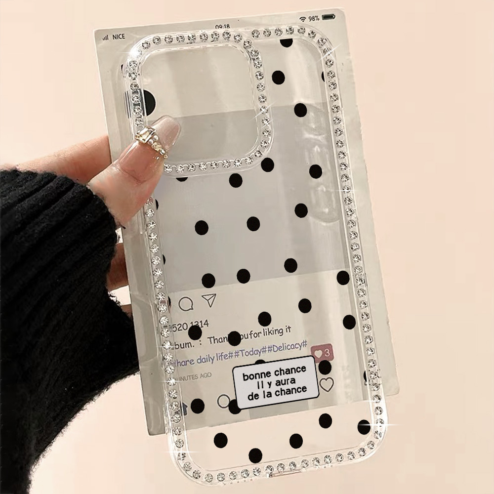 Painted Phone Case for Apple i - Phone Cases Polka Dot 评论和价格