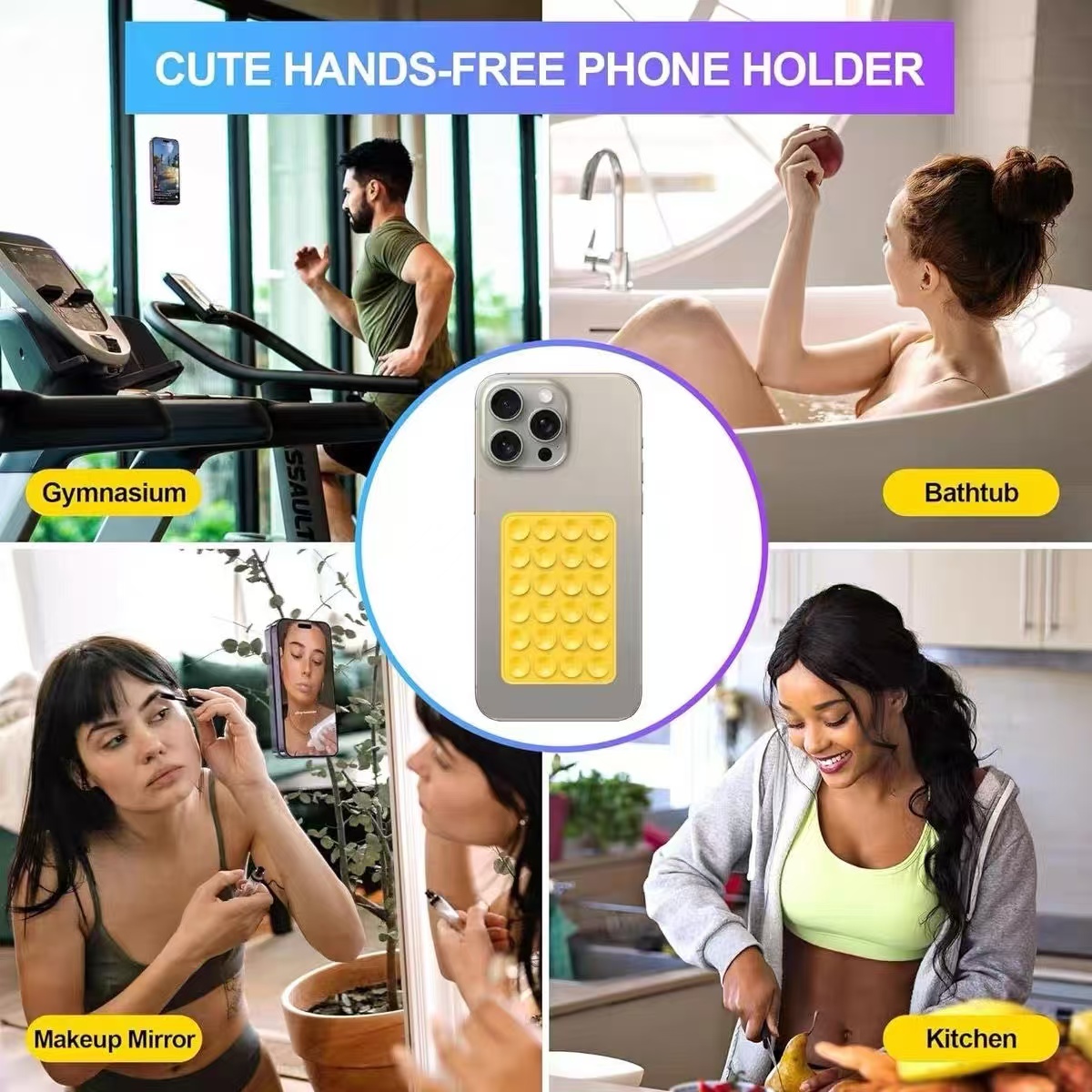 Silicone Suction Cup Phone Hol - Phone Cases Apple 评论和价格