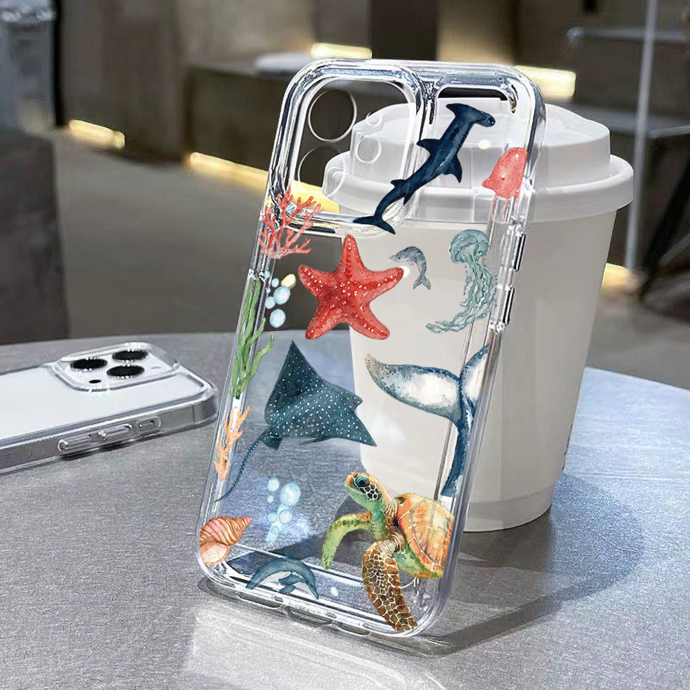 Sea Animals Case For iPhone 18 - Phone Cases Xs Iphone 评论和价格