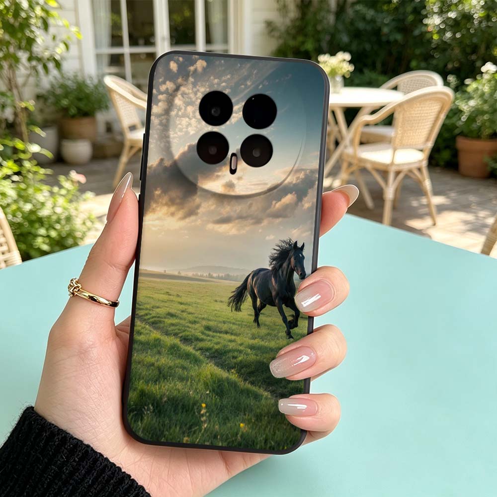 Black Horse Pattern For Huawei - Phone Cases Horse 评论和价格