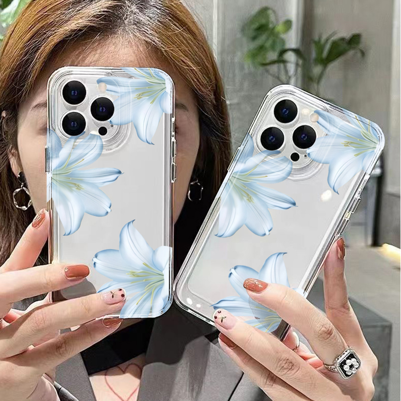 Fashion Exquisite White Lily F - Phone Cases Xs Iphone 评论和价格