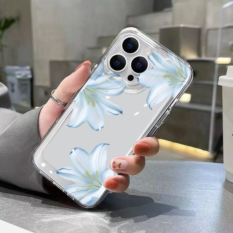 Fashion Exquisite White Lily F - Phone Cases Xs Iphone 评论和价格