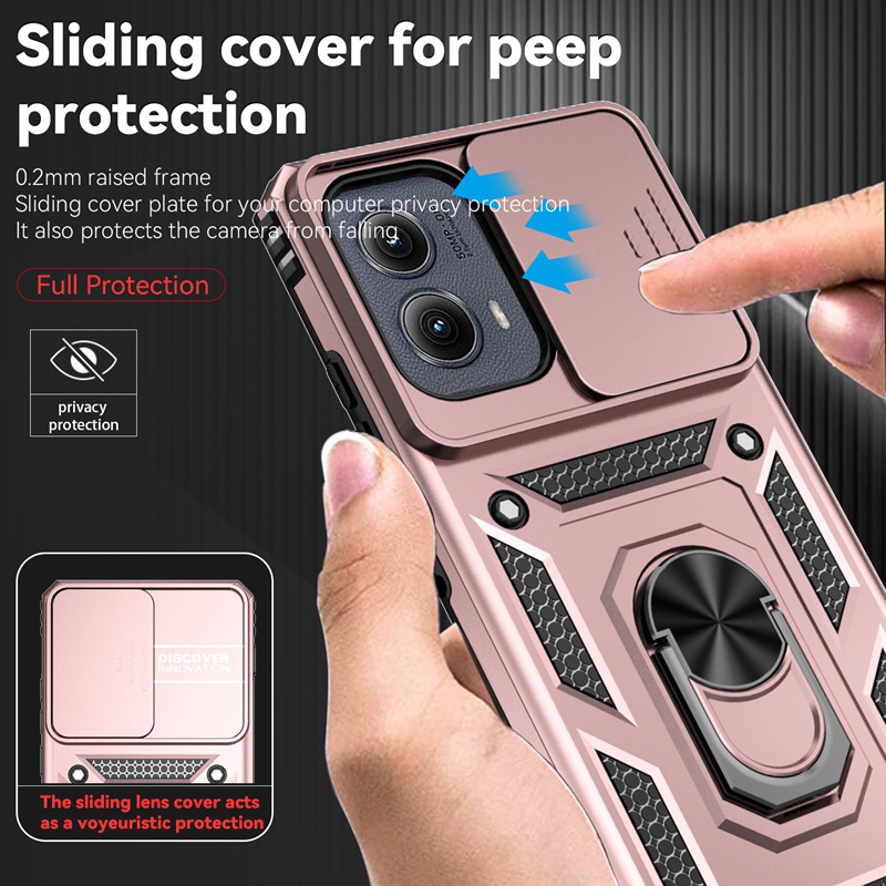 360° Ring Stand Case For Motor - Phone Cases Motorola Edge 2025 评论和价格