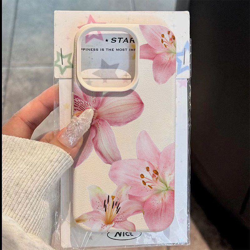 Pink Lily Lychee Texture Phone - Phone Cases Galaxy S23 评论和价格