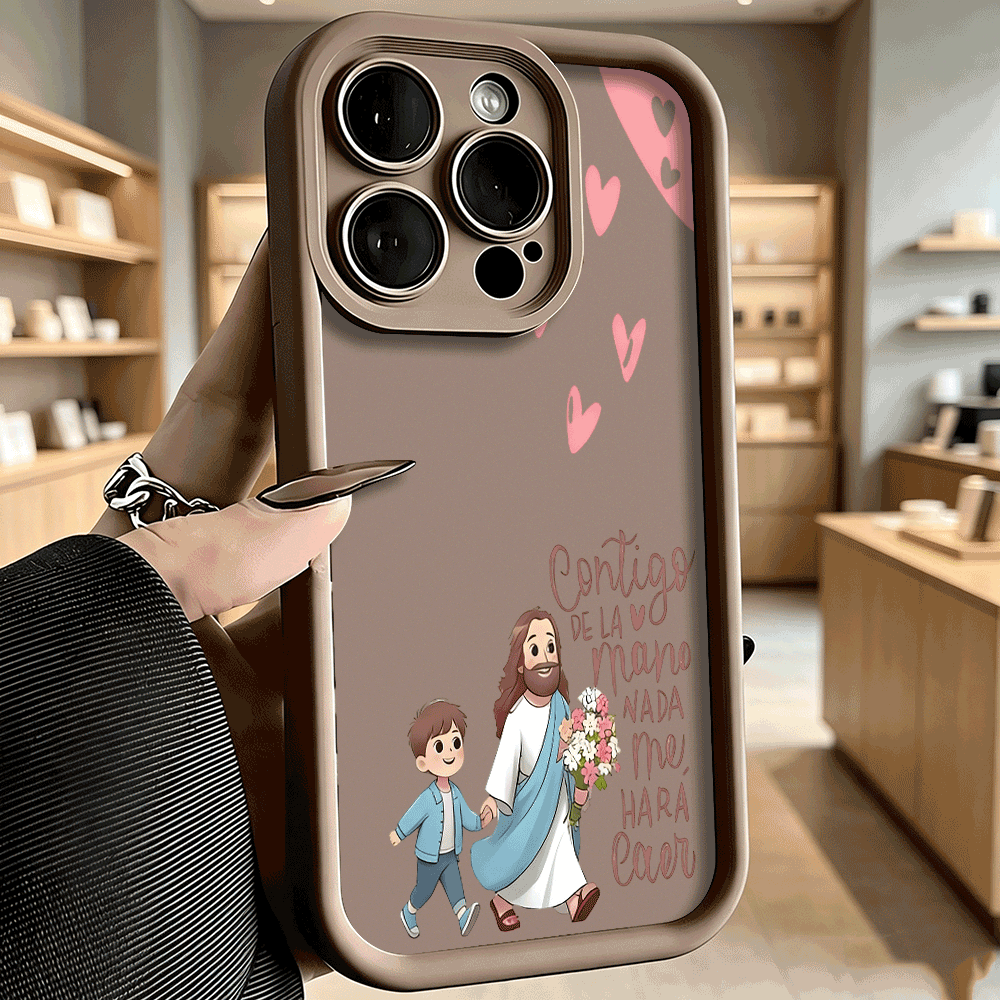 Jesus and Child Soft TPU Phone - Phone Cases Jesus 评论和价格