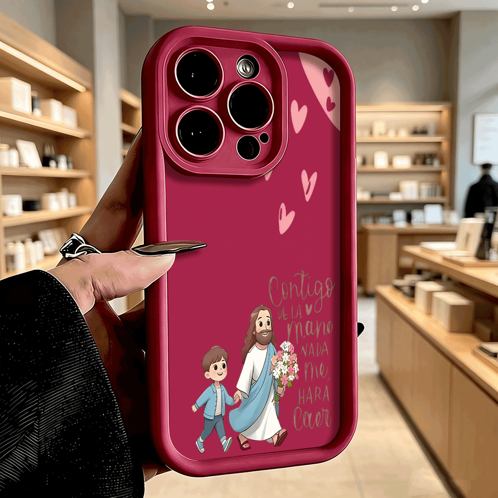 Jesus and Child Soft TPU Phone - Phone Cases Jesus 评论和价格