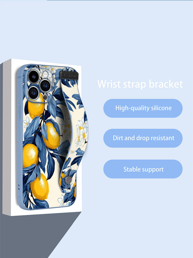 Fruit Lemon Colorful Star Flow - Phone Cases With Straps 评论和价格