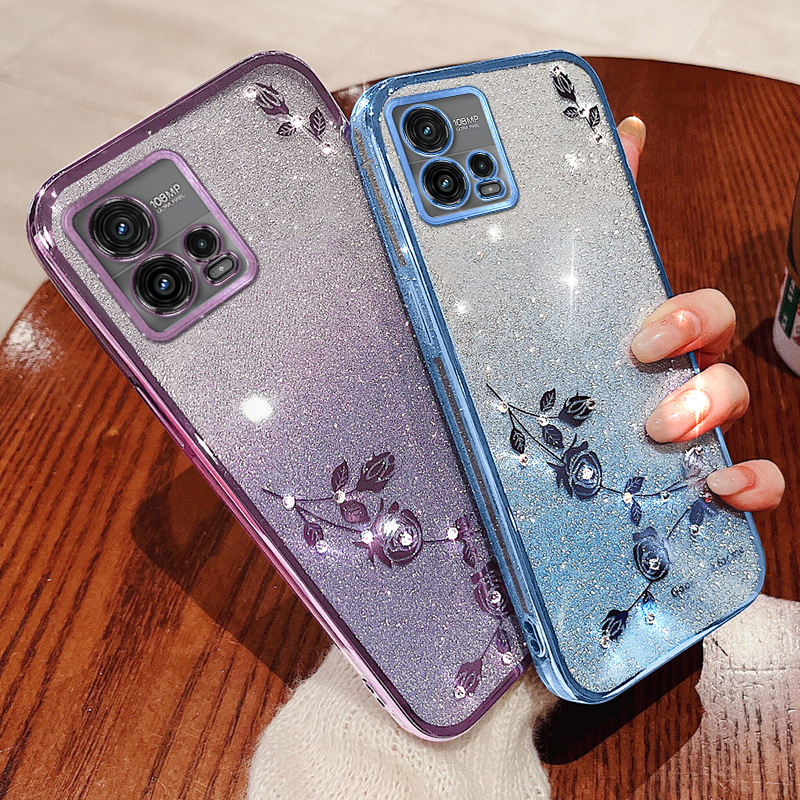 Plating Floral Case for Motoro - Phone Cases Motorola Edge 2025 评论和价格