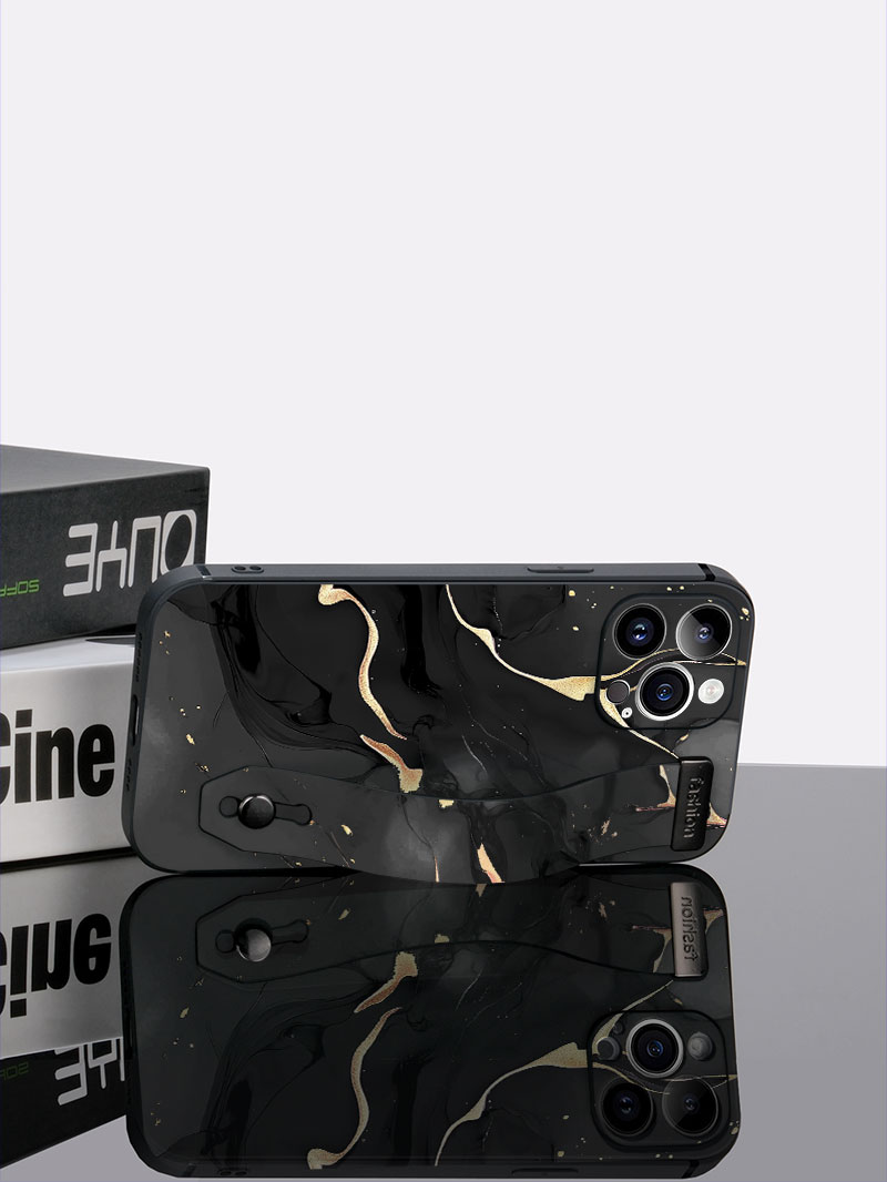Luxury Liquid Silicone Marble  - Phone Cases With Straps 评论和价格