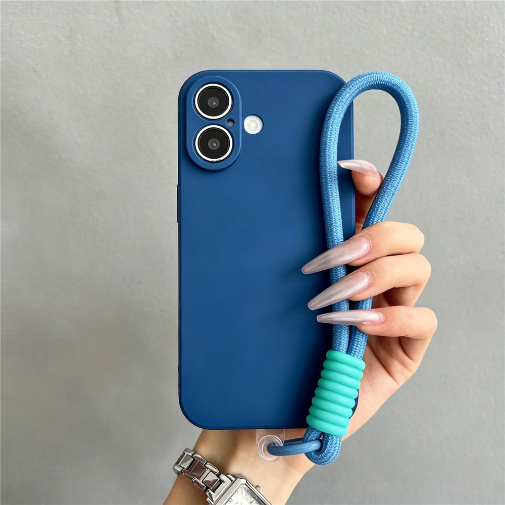 Fashion Silicone Liquid Phone  - Phone Cases With Straps 评论和价格